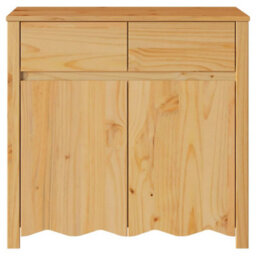 "Berkfield Sideboard ""drammen"" 79X43X75,5 Cm Solid Wood Pine" - thumbnail 6
