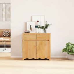 "Berkfield Sideboard ""drammen"" 79X43X75,5 Cm Solid Wood Pine" - thumbnail 4
