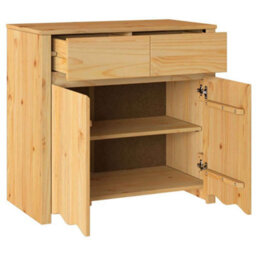 "Berkfield Sideboard ""drammen"" 79X43X75,5 Cm Solid Wood Pine" - thumbnail 5