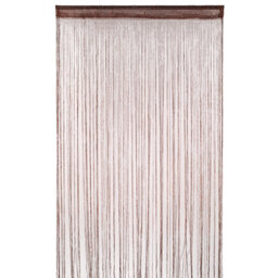 Neel Blue String Curtains Glitter Fringe Panel Fly Screen Doorway Tassel Curatin, 200Cm X 90Cm - Burgundy - thumbnail 3