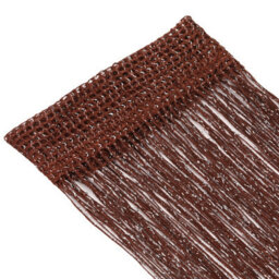 Neel Blue String Curtains Glitter Fringe Panel Fly Screen Doorway Tassel Curatin, 200Cm X 90Cm - Burgundy - thumbnail 2