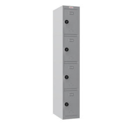 Phoenix Safe Company Phoenix Pl Series Pl1430Ggc 1 Column 4 Door Personal Locker In Grey With Combination Locks - thumbnail 1