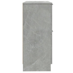 Berkfield Sideboards 2 Pcs Concrete Grey 30X30X70 Cm Engineered Wood - thumbnail 7