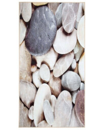 Beliani Area Rug 3D Pebble Pattern Polyester Rectangular 80 X 150 Cm - thumbnail 3