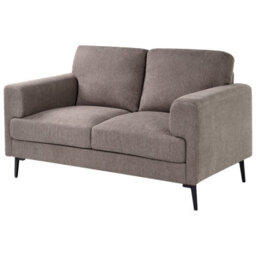 Wyld And Coco Nova Living Brown Fabric Sofa Set - Modular 3-Seater And 2-Seater With Iron Legs, 5 Seats - thumbnail 8