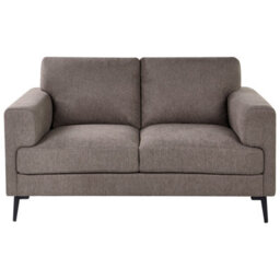 Wyld And Coco Nova Living Brown Fabric Sofa Set - Modular 3-Seater And 2-Seater With Iron Legs, 5 Seats - thumbnail 7