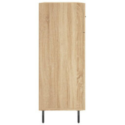 Berkfield Sideboard Sonoma Oak 69.5X34X90 Cm Engineered Wood - thumbnail 7