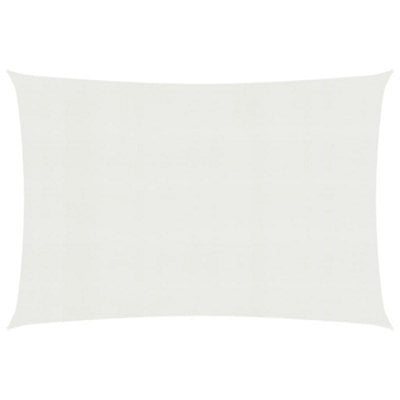 Berkfield Sunshade Sail 160 G/m2 White 2X3 M Hdpe - image 1