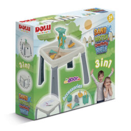 Dolu 3-In-1 Sand Water And Creativity Table - White - thumbnail 5