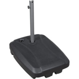 Loops 60L Fillable Parasol Base - Water & Sand - Wheeled Garden Umbrella Stand - 70mm - thumbnail 1