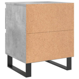 Berkfield Elegant Bedside Cabinets 2 Pcs Concrete Grey 40X35X50 Cm Engineered Wood - thumbnail 8