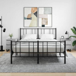 Berkfield Elegant Bedside Cabinets 2 Pcs Concrete Grey 40X35X50 Cm Engineered Wood - thumbnail 2