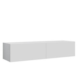 180Cm High Gloss Wall Floating Tv Stand Unit Cabinet Storage Door White - thumbnail 2