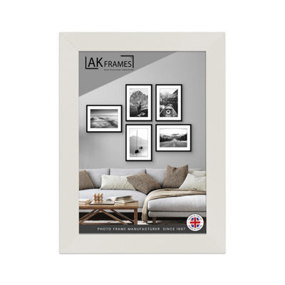 "AK Frames 12X10"" White Poster Frame - Modern Picture Frame For Wall Art, Prints And Photos - Durable And Stylish Display Frame" - image 1