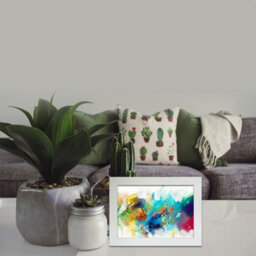 "AK Frames 12X10"" White Poster Frame - Modern Picture Frame For Wall Art, Prints And Photos - Durable And Stylish Display Frame" - thumbnail 5