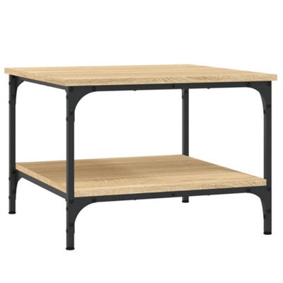 Berkfield Stylish Coffee Table Sonoma Oak 55X55X40 Cm Engineered Wood - image 1