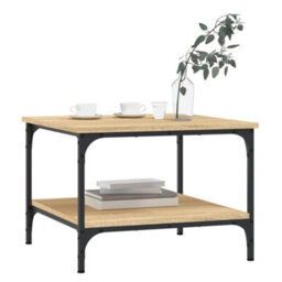 Berkfield Stylish Coffee Table Sonoma Oak 55X55X40 Cm Engineered Wood - thumbnail 3