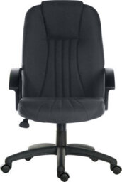 Teknik City Fabric Executive Chair Charcoal With Gas Lift And Sturdy Nylon Armrests - thumbnail 2