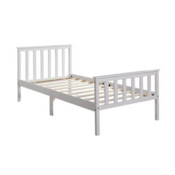 Home Source Florida 3Ft Single Wooden Bed Frame White - thumbnail 8