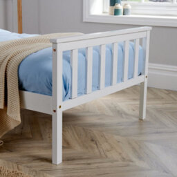 Home Source Florida 3Ft Single Wooden Bed Frame White - thumbnail 6