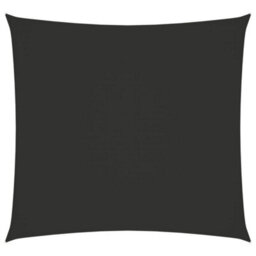 Berkfield Sunshade Sail Oxford Fabric Square 7X7 M Anthracite - thumbnail 1
