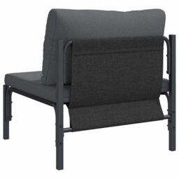 Berkfield Outdoor Furniture With Cushion With Pillow Anthracite Steel - thumbnail 8