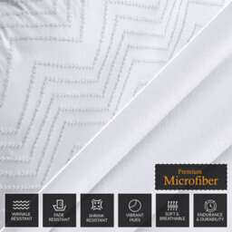 Lazzaro Tufted Double Duvet Set Ultrasoft Durable Duvet Cover Double For All Seasons With Zipper Closure - thumbnail 7