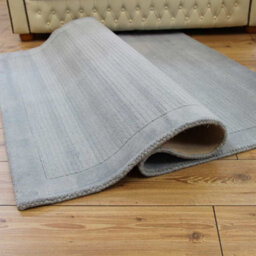 Teal Handmade Modern Plain Wool Easy To Clean Handmade Rug For Bedroom Dining Room Living Room -120Cm X 170Cm - thumbnail 4