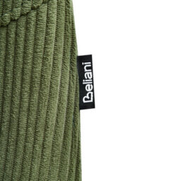 Wyld And Coco Set Of 2 Green Corduroy Armless Dining Chairs - Modern Ergonomic Design - thumbnail 9