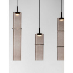 Luminosa Lighting Luminosa Sano Bar Pendant Ceiling Light Matt Black, Moca Brown Triac Dimmable Led 18W 1080Lm 3000K - thumbnail 5