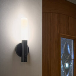 Auraglow Smart Led Sensor Wall Light With Magnetic Base - Black Metal - thumbnail 2
