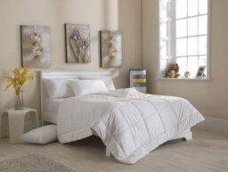 Lancashire Textiles 100% Natural Pure Wool Duvet 10.5 Tog Lightweight Temperature Regulating Quilt - Super King - thumbnail 3