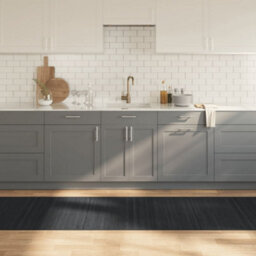 Berkfield Rug Rectangular Grey80X1000 Cm Bamboo