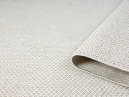 Avior Washable Mottle Living Room Area Rug - Loop Pile Pebble Design Cream 200Cm X 290Cm - thumbnail 4