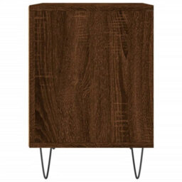 Berkfield Bedside Cabinet Brown Oak 40X35X50 Cm Engineered Wood - thumbnail 5