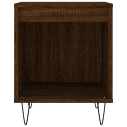 Berkfield Bedside Cabinet Brown Oak 40X35X50 Cm Engineered Wood - thumbnail 4