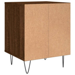 Berkfield Bedside Cabinet Brown Oak 40X35X50 Cm Engineered Wood - thumbnail 6