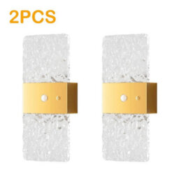 Gold 2X Battery Operated Led Wall Light Up Down Indoor Wall Sconce With Motion Sensor - thumbnail 1