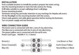 UKEW Pack Of 2 - 30W Led Garden Outdoor Floodlight Slim Motion Sensor Spotlight Ip65 - Pre Wired 1M Cable - thumbnail 6