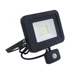 UKEW Pack Of 2 - 30W Led Garden Outdoor Floodlight Slim Motion Sensor Spotlight Ip65 - Pre Wired 1M Cable - thumbnail 1