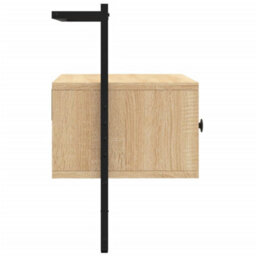 Berkfield Tv Cabinet Wall-Mounted Sonoma Oak 60.5X30X51 Cm Engineered Wood - thumbnail 4