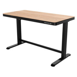 Dellonda Oak Electric Adjustable Standing Desk With Usb & Drawer, 1200 X 600mm - thumbnail 5