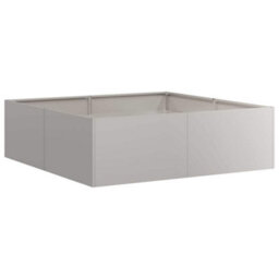 Berkfield Planter Rusty 100X100X30 Cm Weathering Steel - thumbnail 4