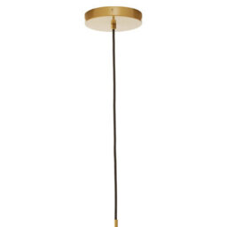 Orsina Polished Gold Frame Pendant Light, Round Drop Light, Suspended Ceiling Lamp, Metal Hanging Pendant Light - thumbnail 4