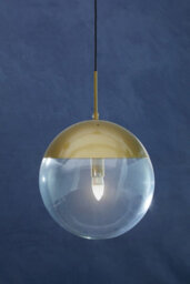 Orsina Polished Gold Frame Pendant Light, Round Drop Light, Suspended Ceiling Lamp, Metal Hanging Pendant Light - thumbnail 5