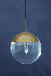 Orsina Polished Gold Frame Pendant Light, Round Drop Light, Suspended Ceiling Lamp, Metal Hanging Pendant Light - thumbnail 6