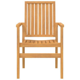 Berkfield 7 Piece Garden Dining Set Solid Wood Teak - thumbnail 5