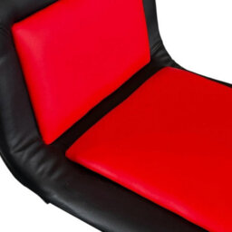 Red & Black Leather Kitchen Bar Stools Be Furniture - thumbnail 5