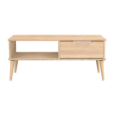 Seoul 1 Drawer Coffee Table In Bardolino Oak (Ready Assembled) - image 1