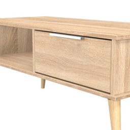 Seoul 1 Drawer Coffee Table In Bardolino Oak (Ready Assembled) - thumbnail 4